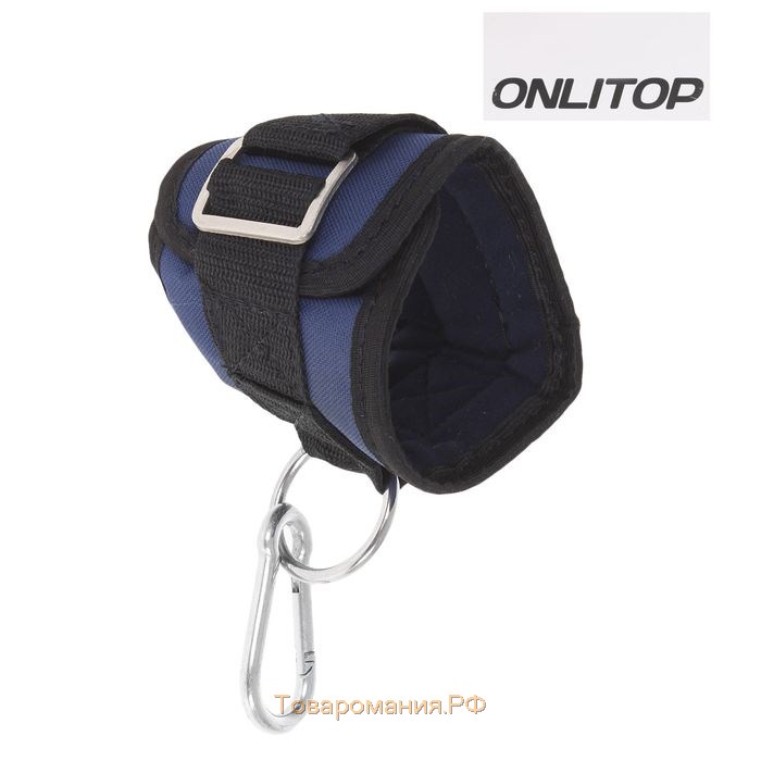 Манжета для тяги ONLYTOP, с карабином, цвета МИКС