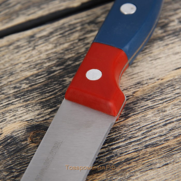 Нож кухонный «Триколор», лезвие 12,5 см
