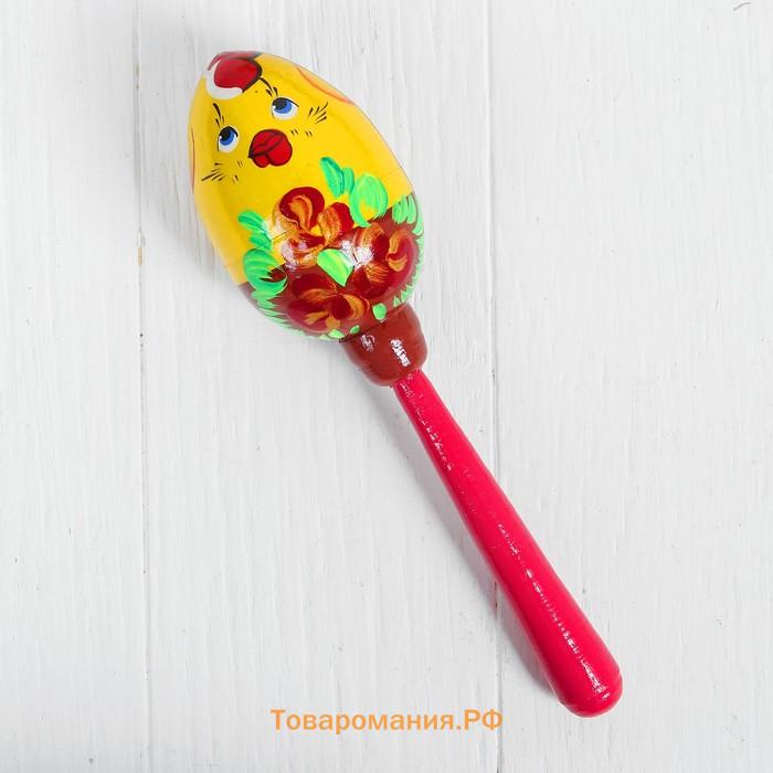 Трещотка «Маракас деревянный», длина 20 см, МИКС
