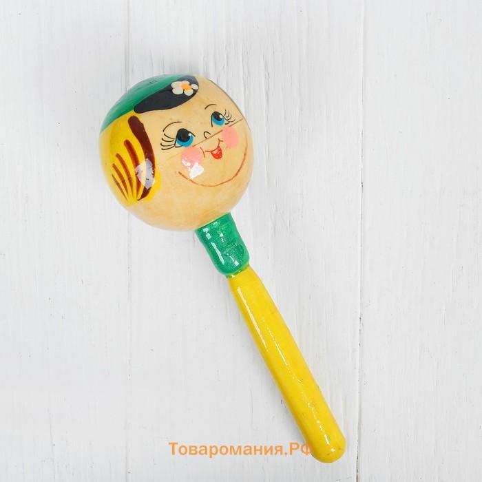 Трещотка «Маракас деревянный», длина 20 см, МИКС