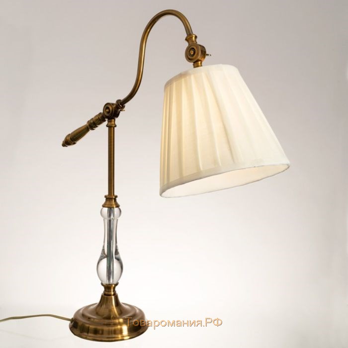 Настольная лампа A1509LT-1PB Seville 1x60W E27, 22x54x64 см