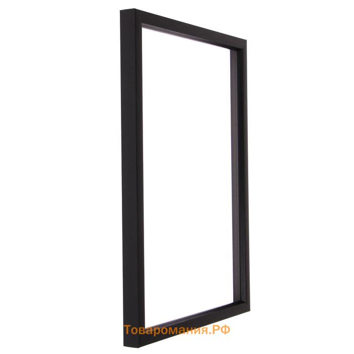 Рама для картин (зеркал) 30 х 40 х 1,9 см, пластиковая, Calligrata 6400, чёрная