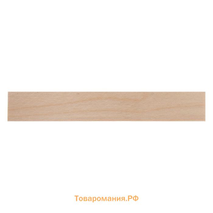 Линейка деревянная 15 см, Calligrata (штрих-код), Россия