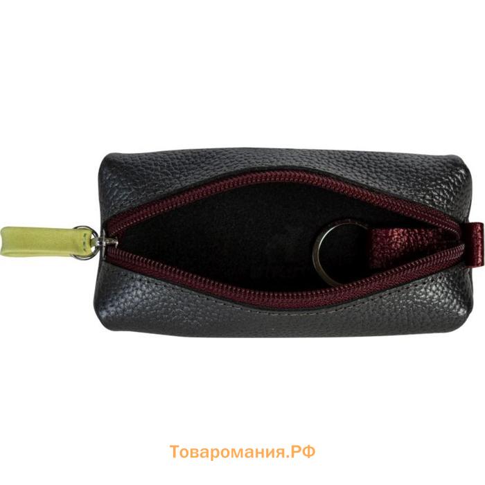 Подарочный набор: кошелёк/ключница, цвет серый