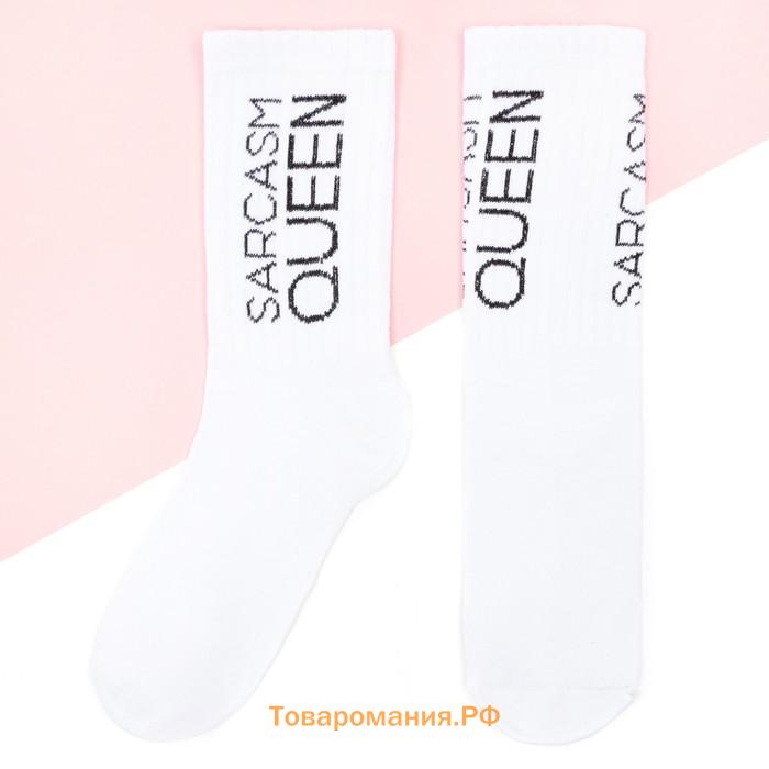 Носки женские KAFTAN Sarcasm queen размер 36-39 (23-25 см)