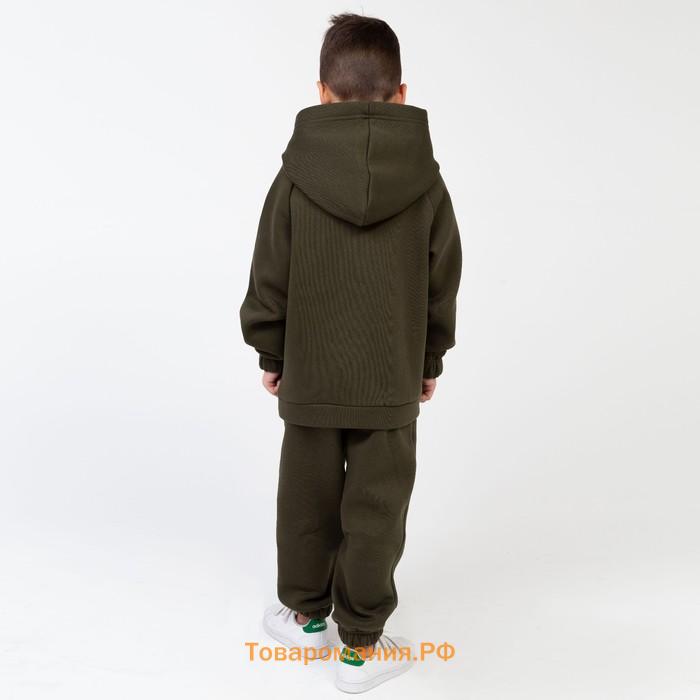 Костюм детский (толстовка, брюки) KAFTAN "Basic line" размер 30 (98-104), хаки