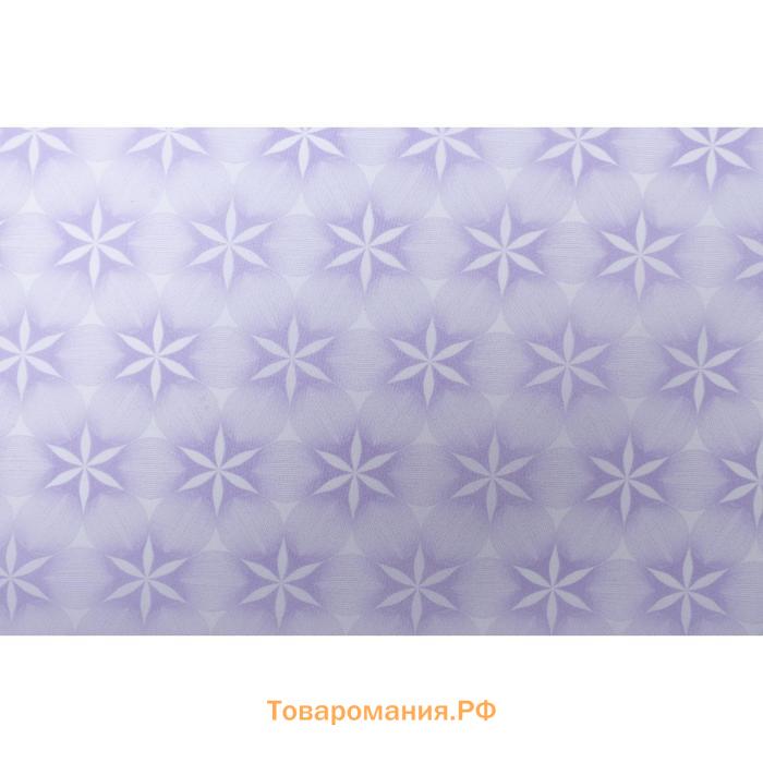 Рулонная штора «Калейдоскоп», 160х160 см, цвет сирень