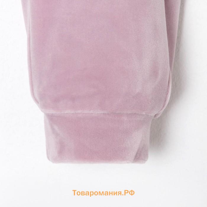 Костюм детский (толстовка, брюки) KAFTAN "Basic line" размер 36 (134-140см), лиловый