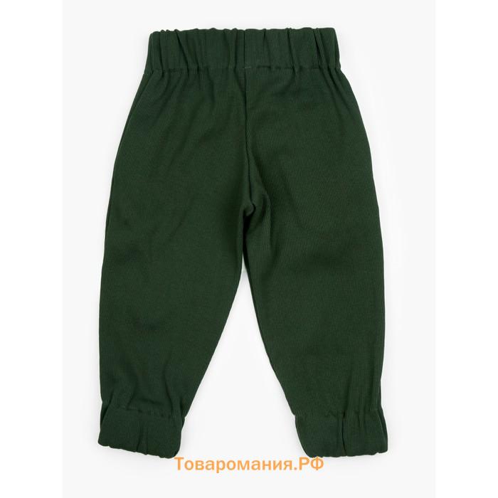 Костюм: футболка и брюки детский Jump, рост 86-92 см, цвет бежевый, хаки