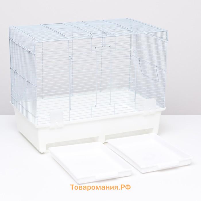 Клетка для грызунов с выдвижными поддонами 60 х 35 х 47 см, белая