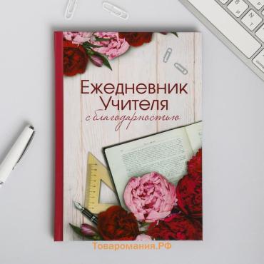 Ежедневник «Учителю», твердая обложка, формат А5, 80 листов