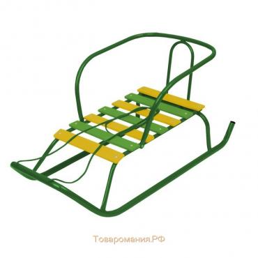 Санки «Ветерок 1», цвет зелёный