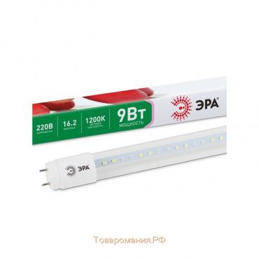 Фитолампа светодиодная, 9 Вт, 600 мм, IP20, полный спектр, бело-красная, «ЭРА»