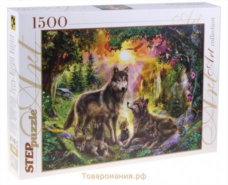 Пазл «Волки», 1500 элементов