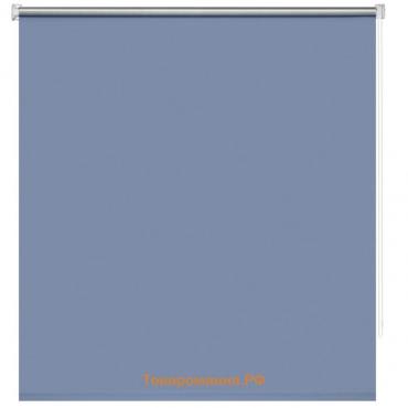 Рулонная штора блэкаут Decofest «Плайн», 50х160 см, цвет васильковый