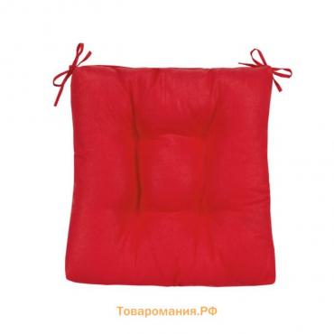 Подушка на стул Red, размер 40х40 см, цвет красный