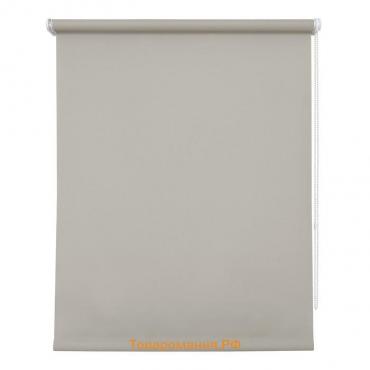 Рулонная штора «Плайн», 43х175 см, цвет светло-серый