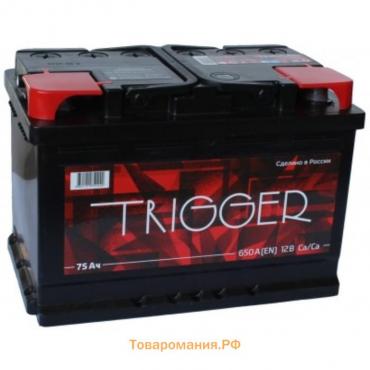 Аккумуляторная батарея Trigger 75 Ач 6СТ-75.1 VL, прямая полярность