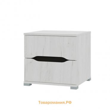 Тумба прикроватная Вега, 450х428х430, Крафт белый/Венге