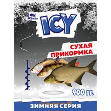 Прикормка зимняя ICY «Сухая кровь» сухая, пакет, 900 г