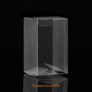 Складная коробка из PVC 6×6×10 см